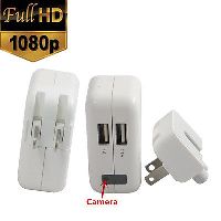 Spy Hidden Camera Real Ac Power Adapter Motion Detection