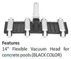 Flexible Vacuum Head For Concrete Pools