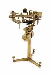 Brass Sextant With Stand