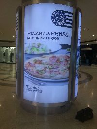 Shopping Mall Pillar Advertising