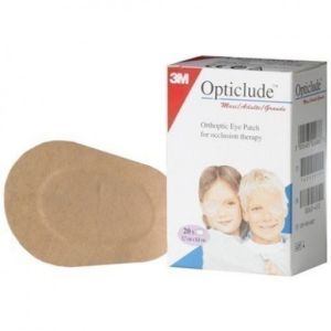 3M Opticlude Orthoptic Eye Patch 1537 Junior (5cm X 6cm) Box Of 20