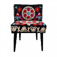 Black Upholstered Chair