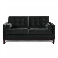 Henrietta Two Seater Sofa: Mild Grey