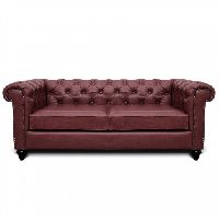  Leather Jacob Chesterfield 3 Seater Sofa