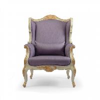 Montpellier Wing Chair: Purple