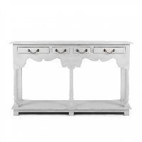 White Vintage Console