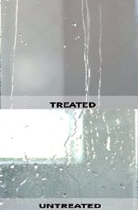 GLASS PARTITION WATER REPELLENT