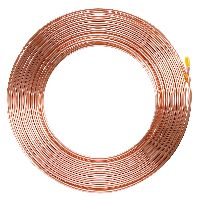 Coiled copper tubing