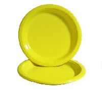 Yellow Food grade Reusable Plastic Plate