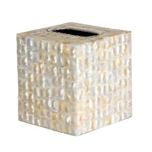 TISSUE PAPER HOLDER- MOTHER OF PEARL