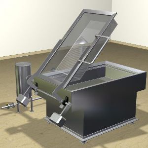 Rectangular Fryer with inbuilt heat