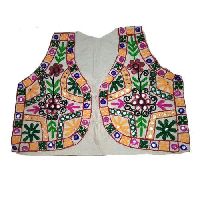 Embroidered Sleeveless Koti