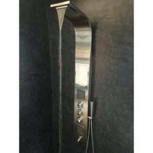 Aqua Anti Fingerprint Steel Matte Shower Panel