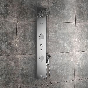 Eris Steel Matte Shower Panel