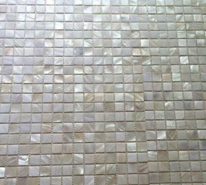 Mesh Square White River Shell Blank Tile Mother Of Pearl Shell Tile