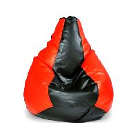 XXL Black Red Bean Bag