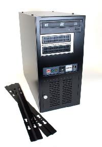 12-Slot Panel Mount/Mini-Tower Industrial Computer