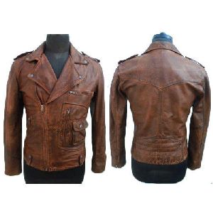 Mens Brown Leather Jackets