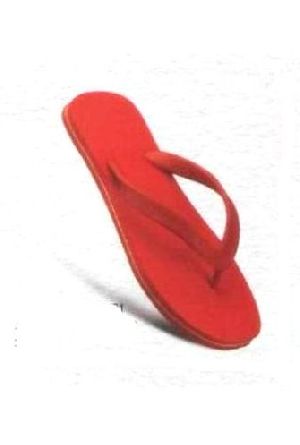 Red Rubber Slippers