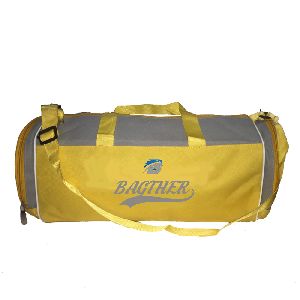 Bagther 3 Compartment Yellow Gym Bag