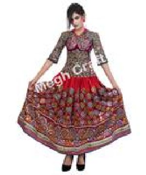 Antique Kutch Embroidery and Mirrors Skirt