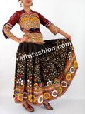 Indian Vintage Banjara Cotton Rabari Chaniya / Skirt