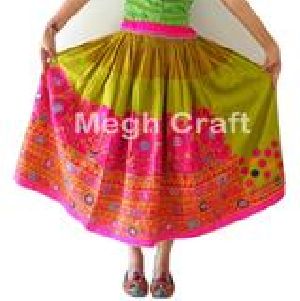Vintage kutch Embroidered Skirt