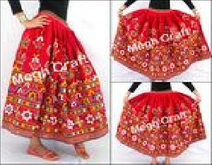 Vintage kutchi Hand Embroidered Skirt