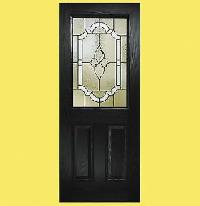 External Composite 2xg Door and Frame with Decorative Glass