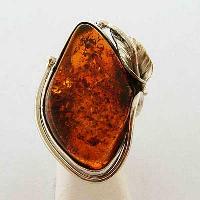 Baltic Amber Ring - 39