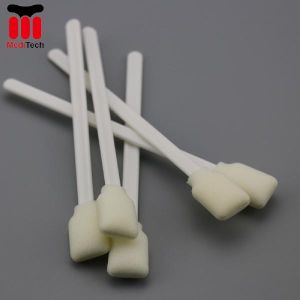 Shenzhen White Handle Foam Cleaning Swabs