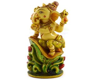 Handmade Antique Resin Baby Ganesha Statues