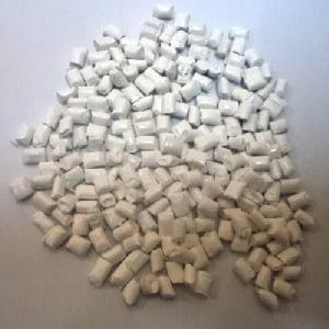 White Colored PP Granules