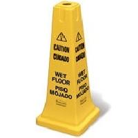 Rubbermaid 6277-77 Multi-Lingual "Caution Wet Floor" Imprinted Safety