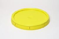 LID YELLOW PLASTIC PLAIN;NOT UN RATED