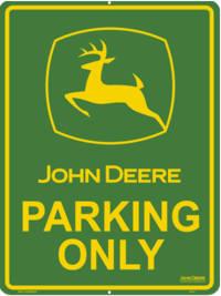 Wholesale Metal John Deere Parking Only Signs