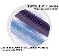 Fluoropolymer (PTFE) Convoluted Unbraided