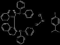 (R)-(+)-2,2-BIS(DIPHENYLPHOSPHINO)-1,1-BINAPHTHALENECHLORO(P-CYMENE) RUTHENIUM CHLORIDE