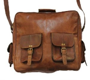 PH026 Leather Messenger Bag