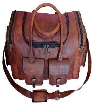 PH057 Genuine Leather Duffle Bag