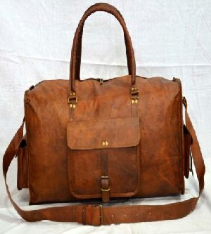 PH059 Genuine Leather Duffle Bag