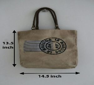 PH083 Canvas Mix Leather Tote Bag