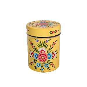 Hand painted Metalware Candy box