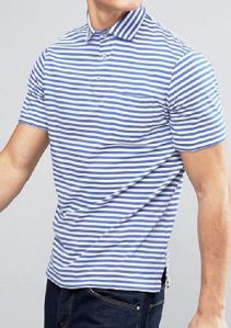 Polo Shirt For Men In Blue & White