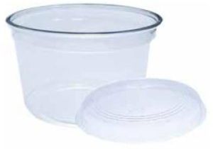 23208 Clear Bowl With Lid 4 oz.