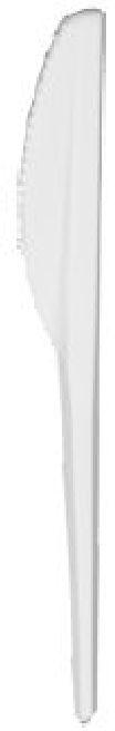 23372 White Plastic Table Knife