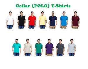 Single Color Mens Polo T-Shirts