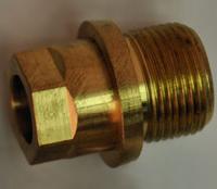 360 Brass Hex Component
