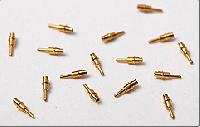 A MICRO-SIZE BRASS CONTACT PIN