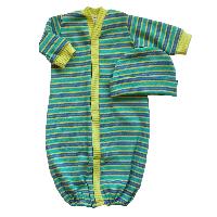Lime Stripe Daygown